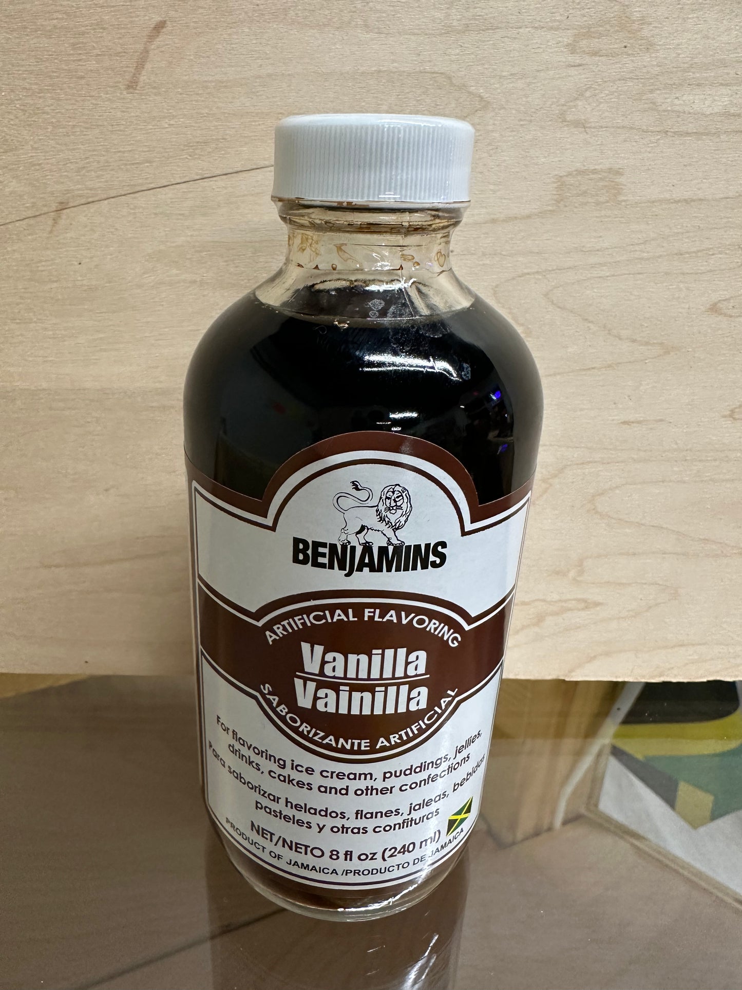 Benjamin's Vanilla Essence 8oz