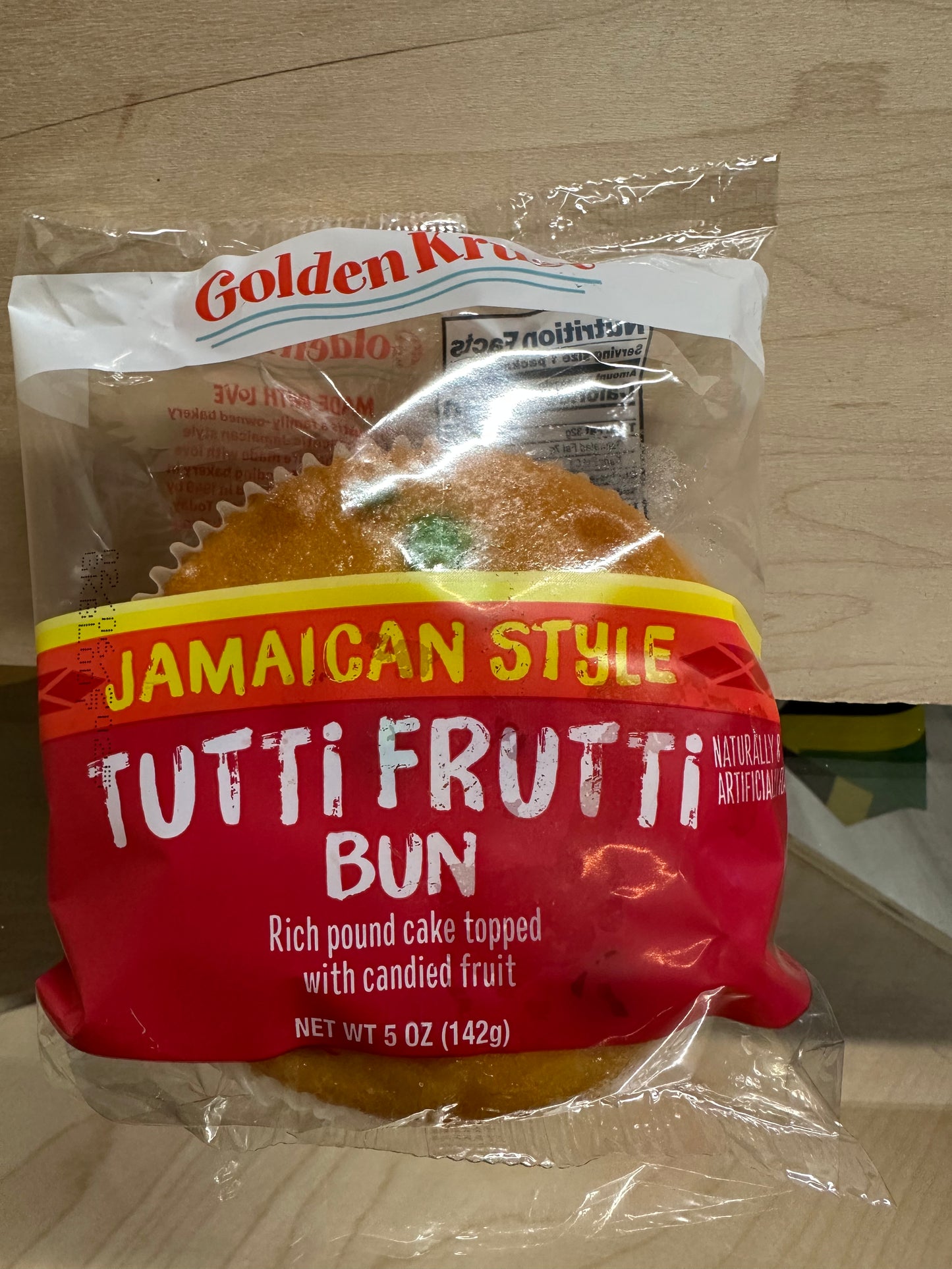 Golden Krust Tutti Frutti Bun